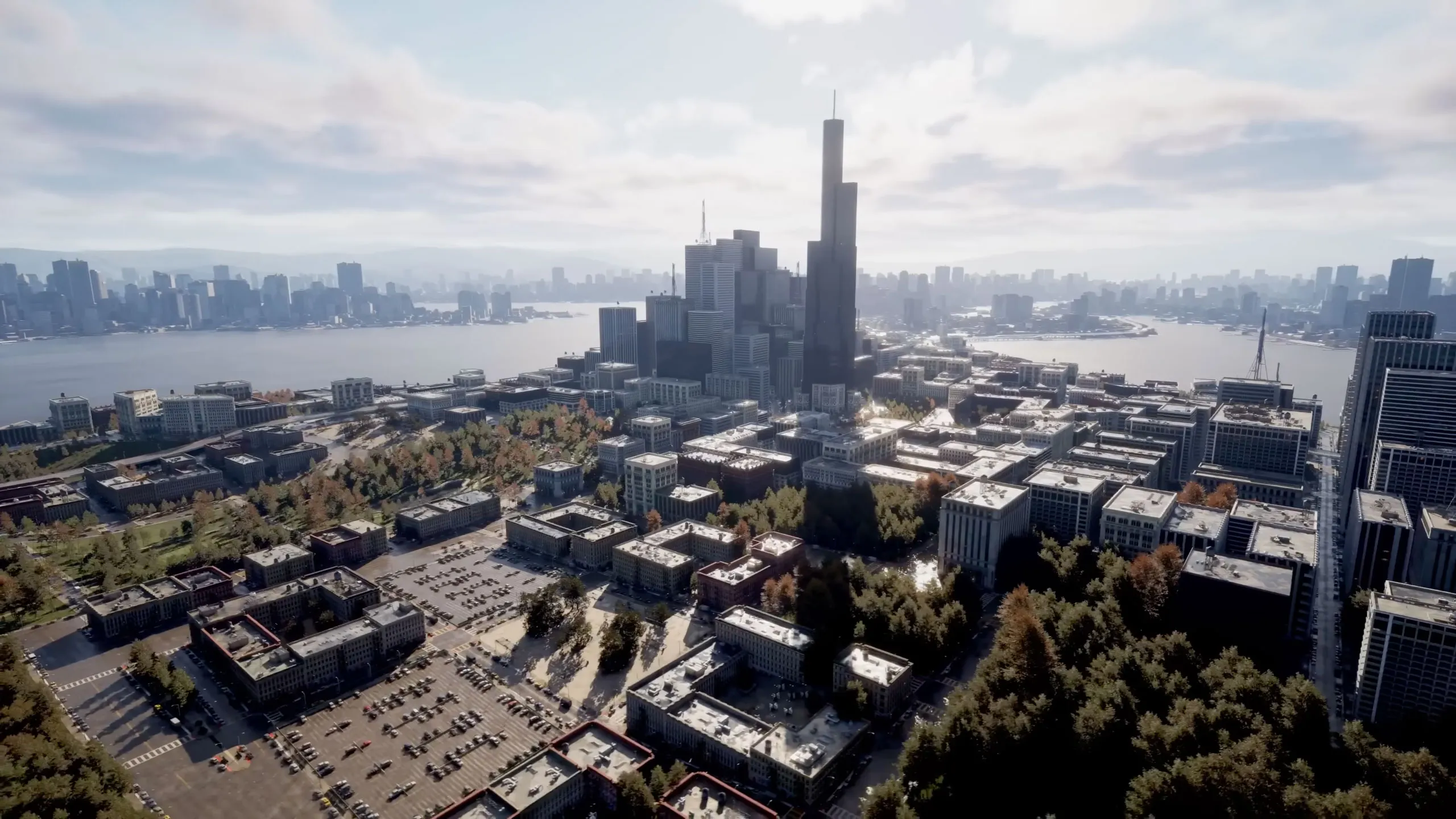 Screenshot of AI enabled city building process.