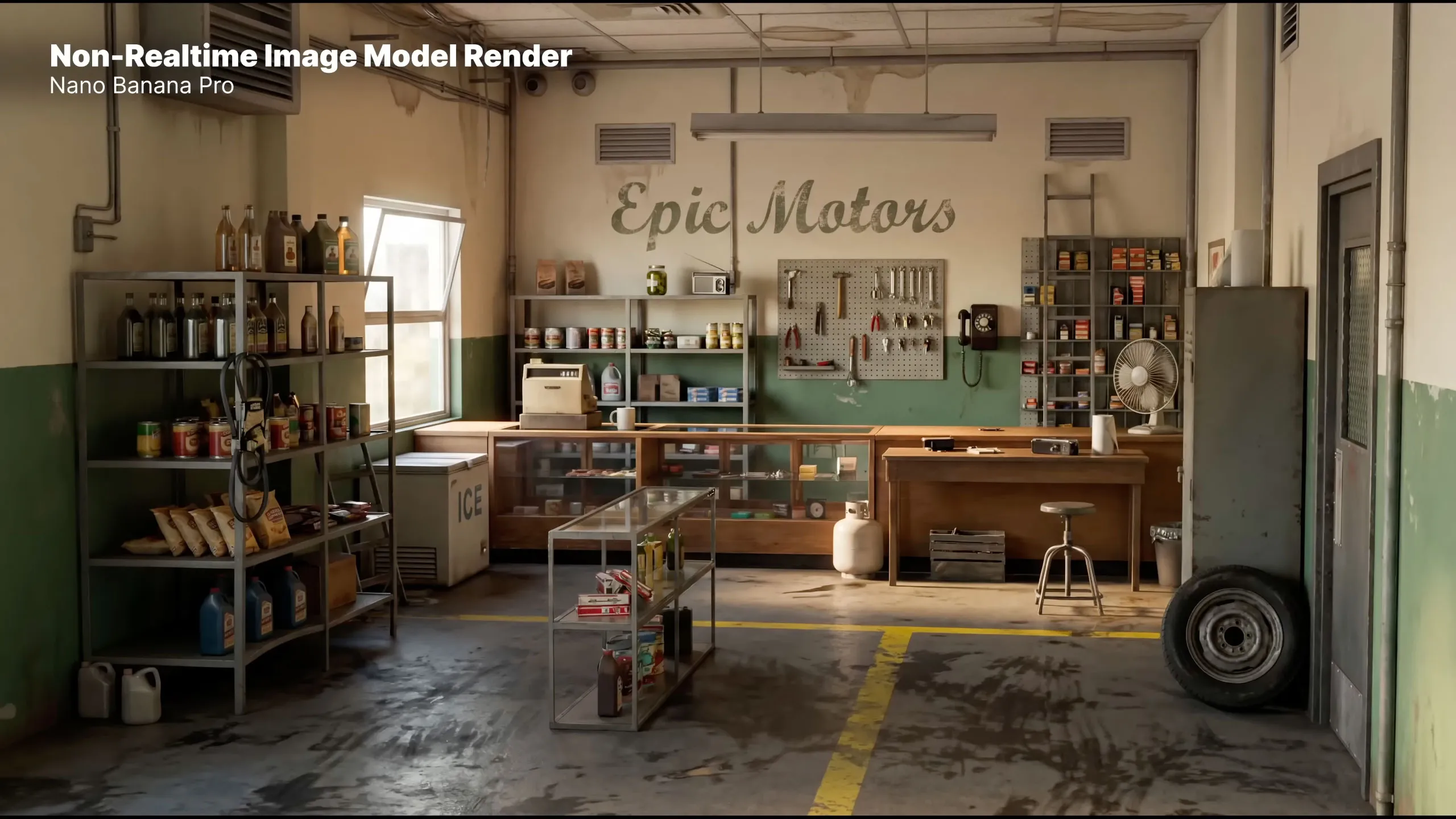Screenshot of static media scene creation process.